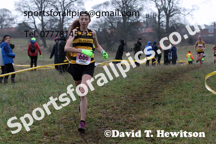 Senior women, 2021 North Eastern Cross Country Championships, Sedgefield. Photo: David T. Hewitson/Sports for All Pics